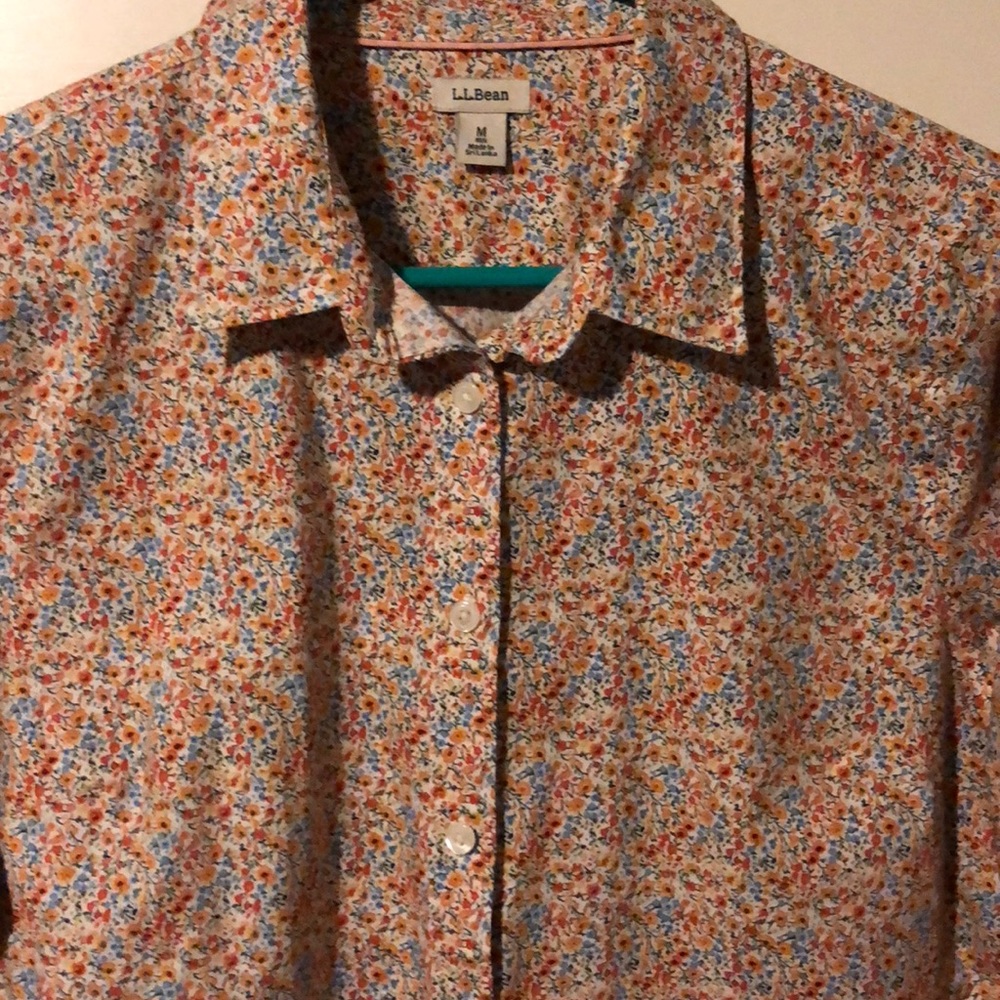 LL Bean button-down long-sleeve shirt